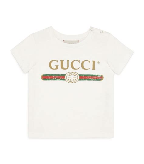 gucci kids all-over patterned short-sleeved shirt|gucci boys t shirt logo.